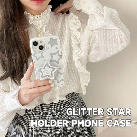 Glitter Star Holder Phone Case