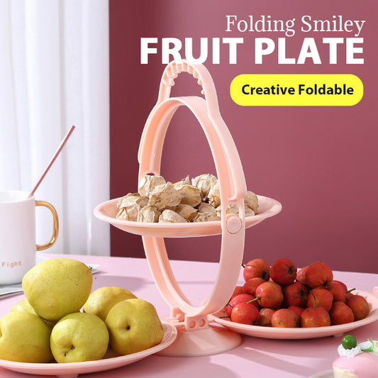 Folding Smiley Fruit Plate