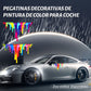 Pegatinas Decorativas De Pintura De Color Para Coche/Colorful fluid paint reflective car stickers