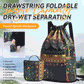 Drawstring Foldable Large Capacity Dry-wet Separation Travel Sports Backpack