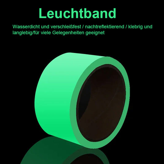 (🎁2023 – heißer Weihnachtsverkauf🎁)🟩Lichtwarnband/Glow-in-the-dark tape