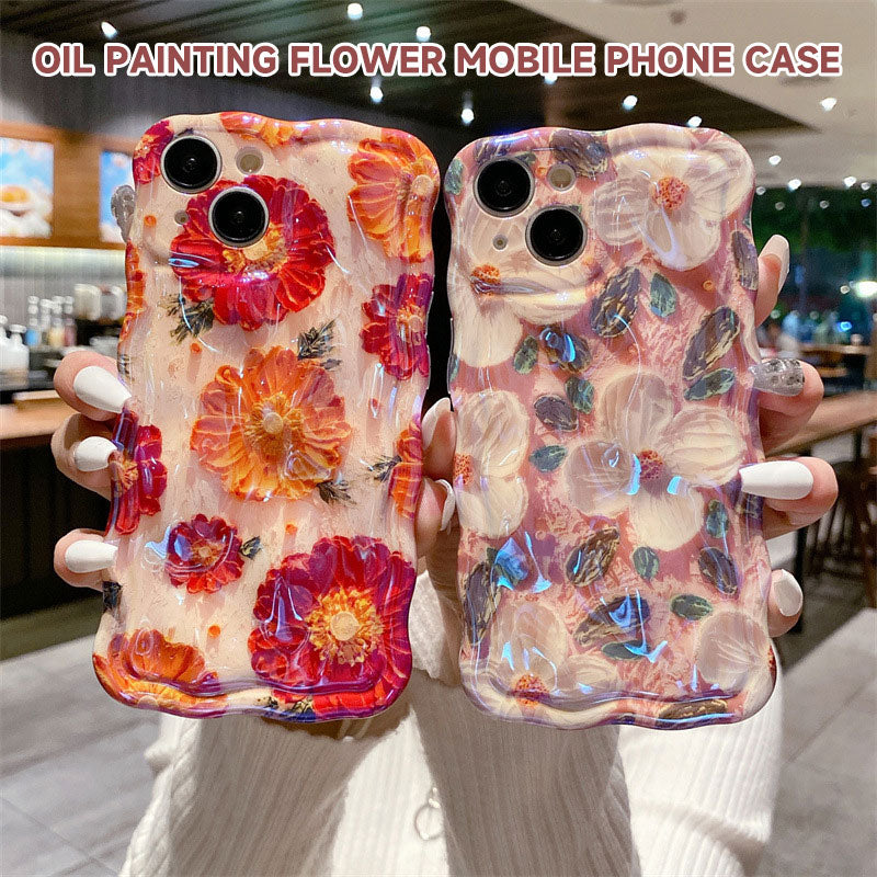 Oil Painting Flower Mobile Phone Case