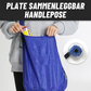Plate Sammenleggbar Handlepose/Telescopic portable shopping bag