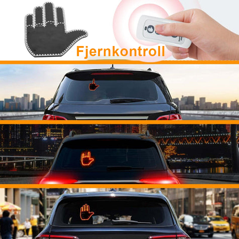 ✨Bil Lys Hånd Finger🤚🤘👊/Car Light Hand Finger