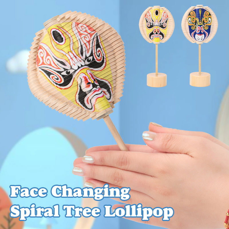 Face Changing Spiral Tree Lollipop