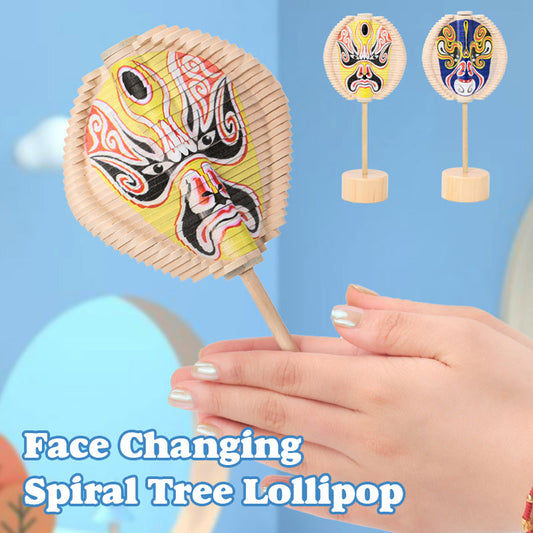 Face Changing Spiral Tree Lollipop