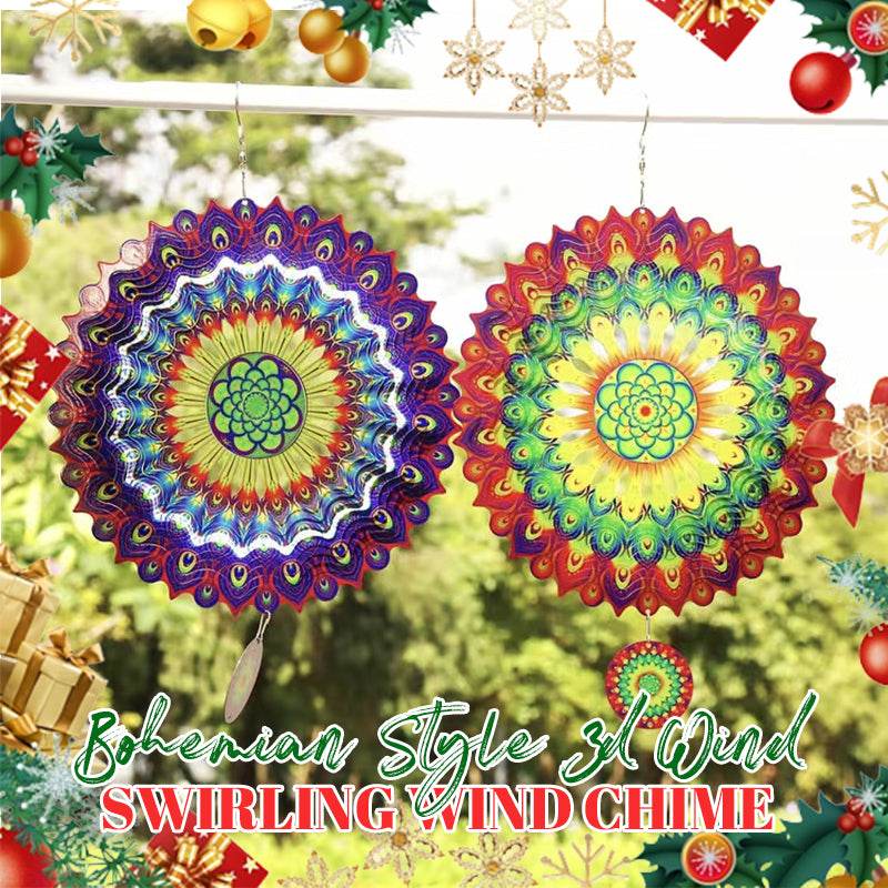 Bohemian Style 3d Wind Swirling Wind Chime
