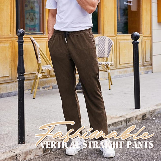 Fashionable Vertical Straight Pants