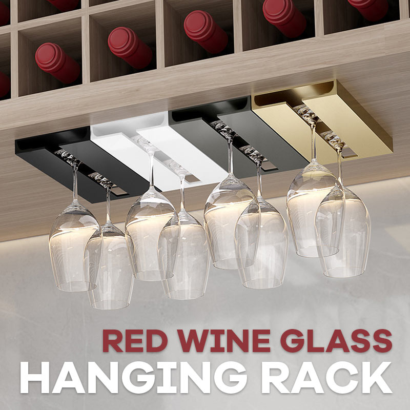 Red Wine Glass Hanging Rack