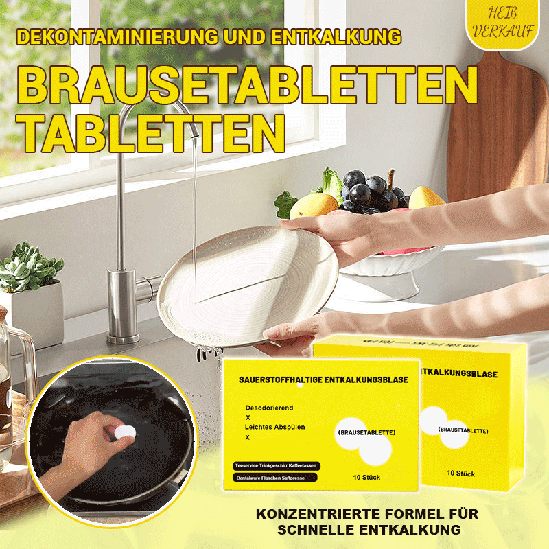Sauerstoff-Entkalkung Brausetabletten