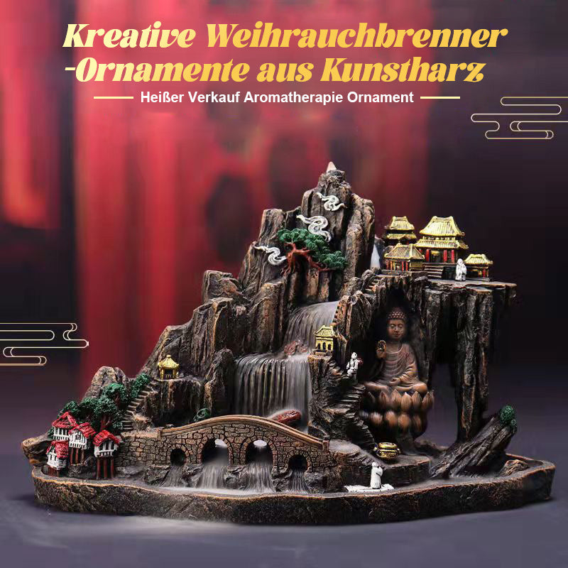 Kreative Weihrauchbrenner-Ornamente aus Kunstharz/Backflow incense burner