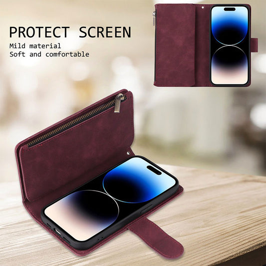 Multifunctional Zippered Phone Case
