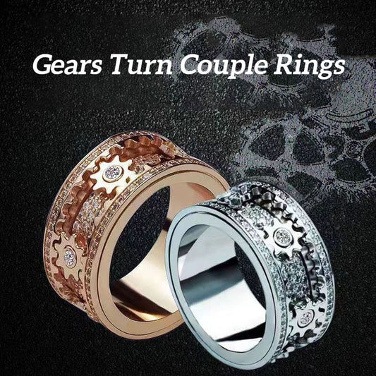 Gears Turn Couple Rings
