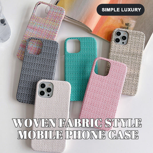 Woven Fabric Style Mobile Phone Case