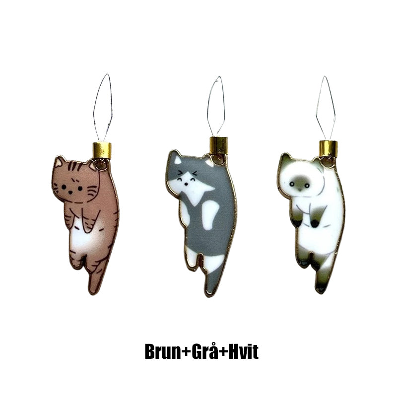 Tegneserie Katt Nål Tråder/Mini cartoon kitten manual threading artifact