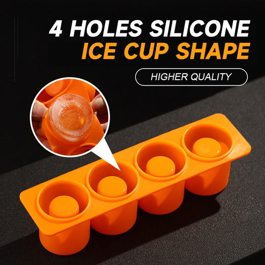 4 Holes Silicone Ice Cup Shape