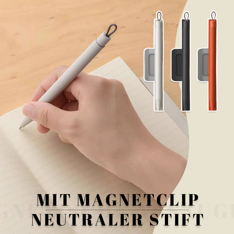 Wird mit magnetischem Stifthalter und Gelstift geliefert
