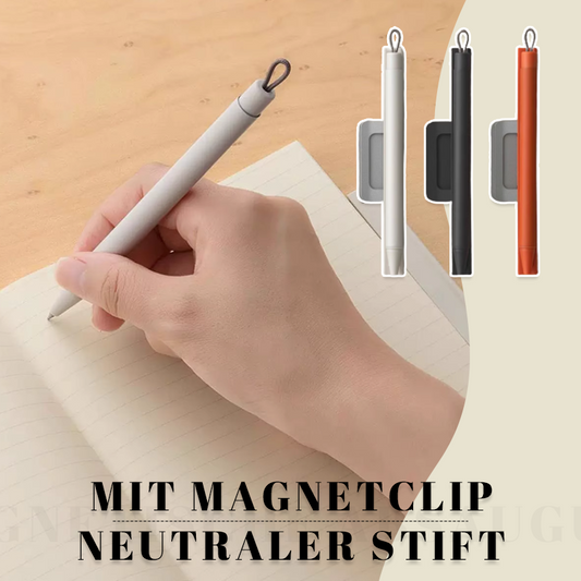 Wird mit magnetischem Stifthalter und Gelstift geliefert