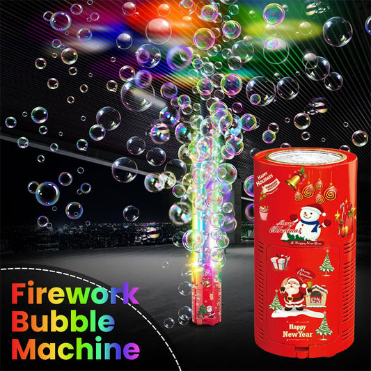Firework Bubble Machine