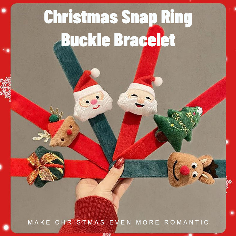Christmas Snap Ring Buckle Bracelet