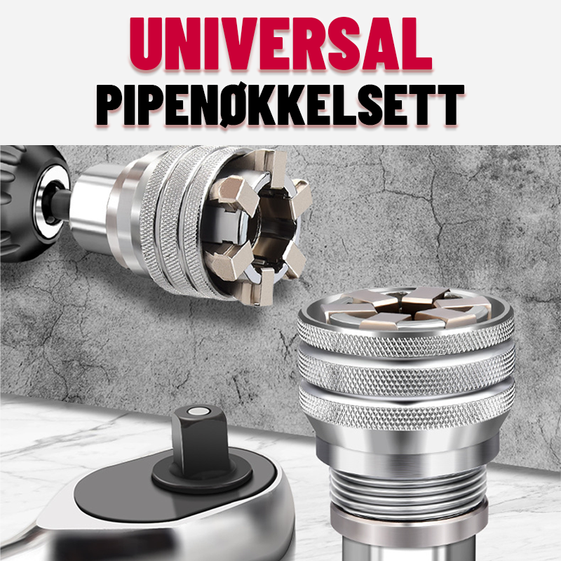 Universal Pipenøkkelsett/Universal socket head wrench set