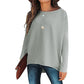 Women's Off Shoulder Long Sleeve Bat Sleeve