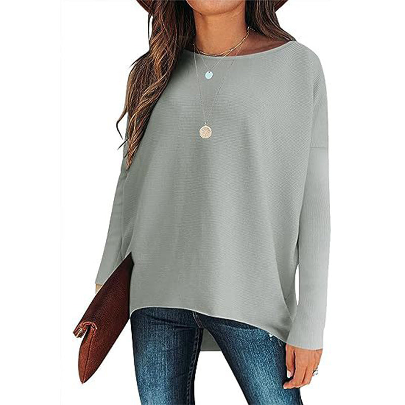 Women's Off Shoulder Long Sleeve Bat Sleeve