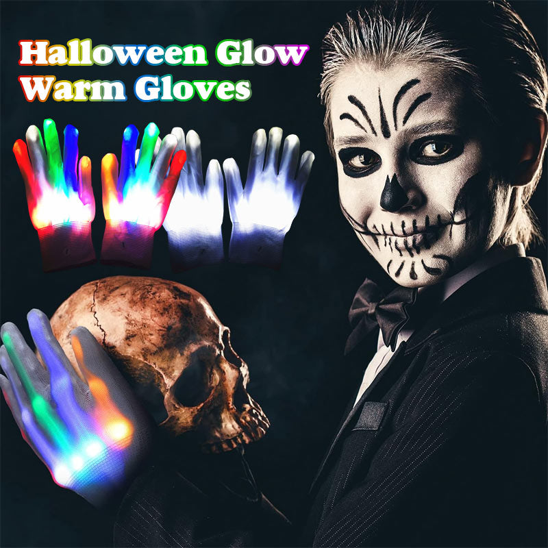 Halloween Glow Warm Gloves