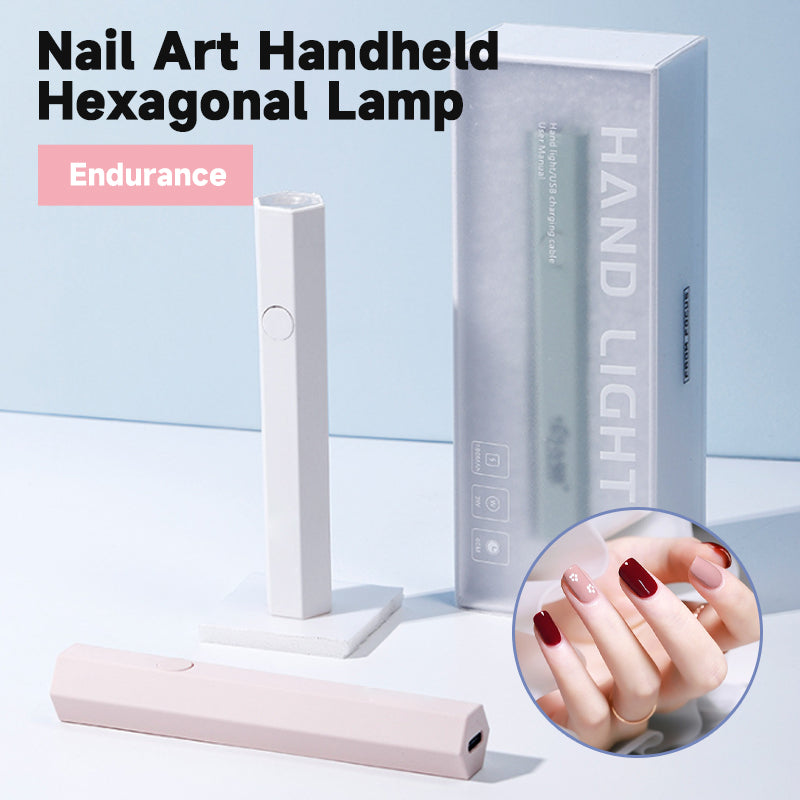 Nail Art Handheld Hexagonal Lamp