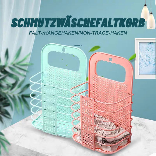 An Der Wand Montierter, Faltbarer Aufbewahrungskorb Für Kleidung