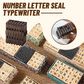 Number Letter Seal Typewriter