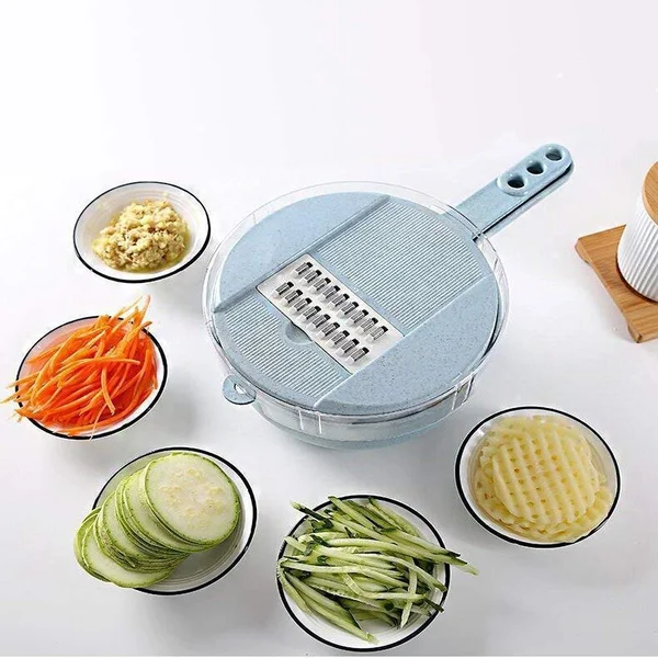 12-in-1 multifunktionaler Lebensmittelzerkleinerer/12-Piece Kitchen Vegetable Cutter Set