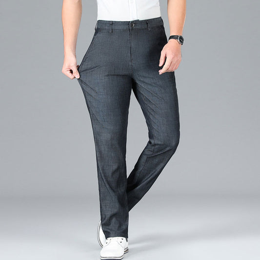 Men'S Straight Leg Loose Jeans