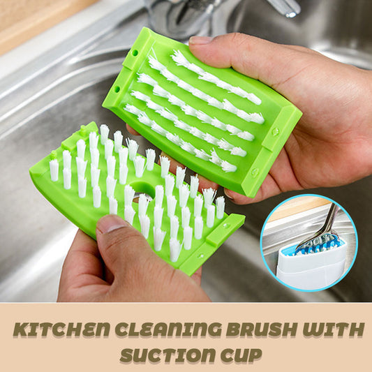 Kitchen Cleaning Brush With Suction Cup