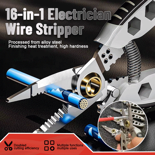 16-in-1 Electrician Wire Stripper