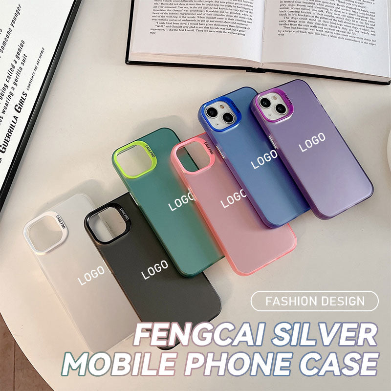 Fengcai Silver Mobile Phone Case