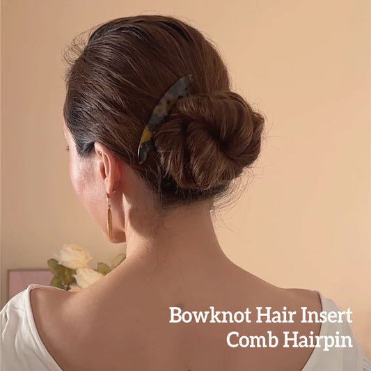 Bowknot Hair Insert Comb Hairpin