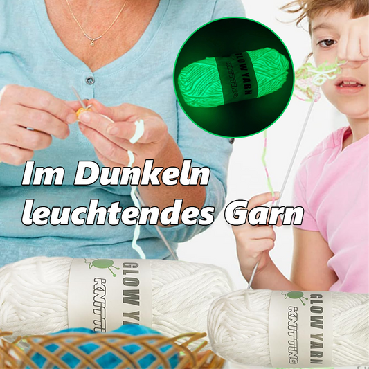 Im Dunkeln leuchtendes Garn – stricken Sie unglaublich leuchtende Aliens, Kostüme und Hüte/Luminous yarn