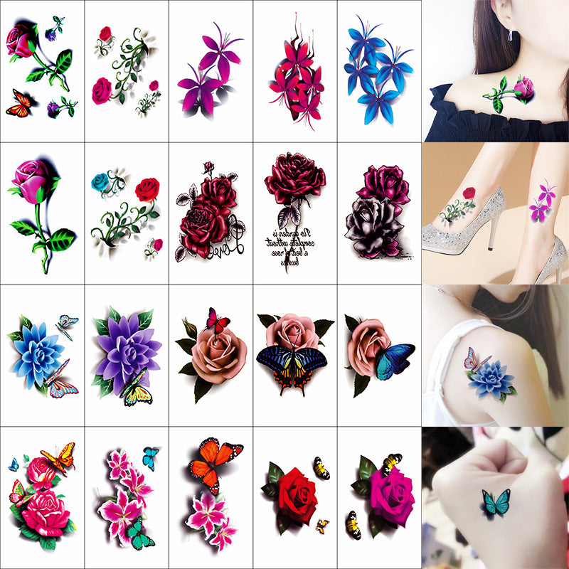 Stilvolle und kreative 3D-Tattoo-Sticker 50STK/Stylish And Creative 3d Tattoo Stickers 50pcs