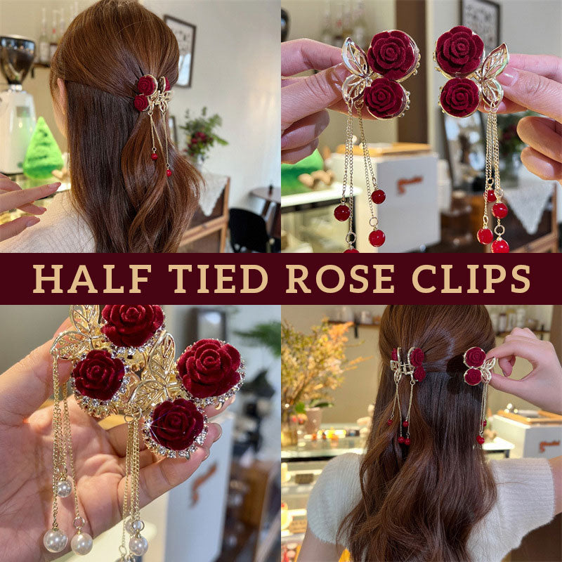Half Tied Rose Clips🌹