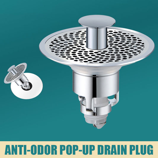 Anti-Odor Pop-Up Drain Plug