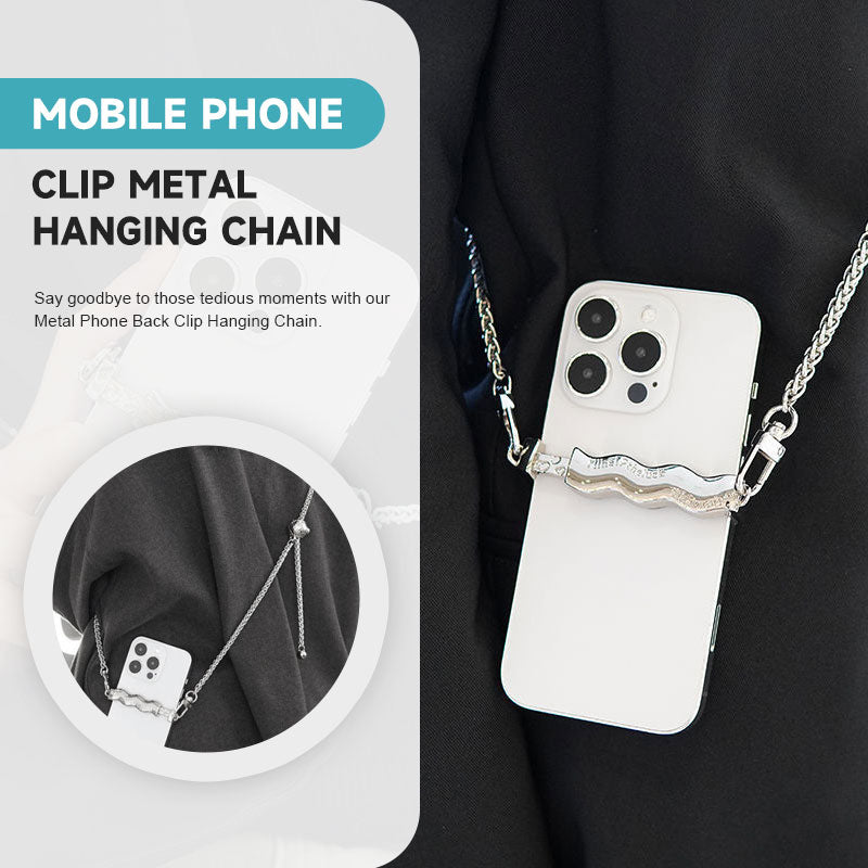 Mobile Phone Clip Metal Hanging Chain