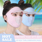 Sunscreen Mask With Brim Ice Silk Thin Sunshade Mask