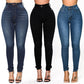 Hip Lifting Denim Pencil Pants