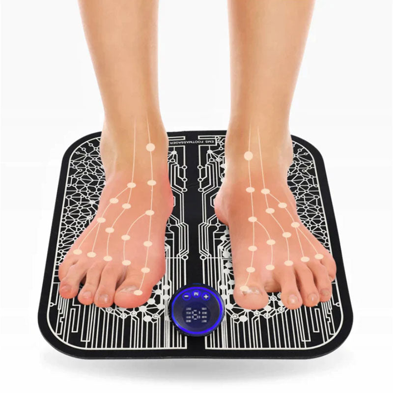 Masajeador de Pies para Dolor & Hinchazón/Foot massager for pain and swelling relief