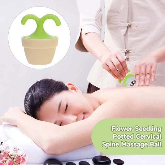 Flower Seedling Potted Cervical Spine Massage Ball