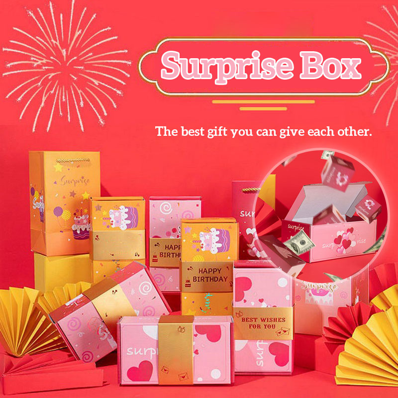 Folding Bouncing Red Envelope Gift Box