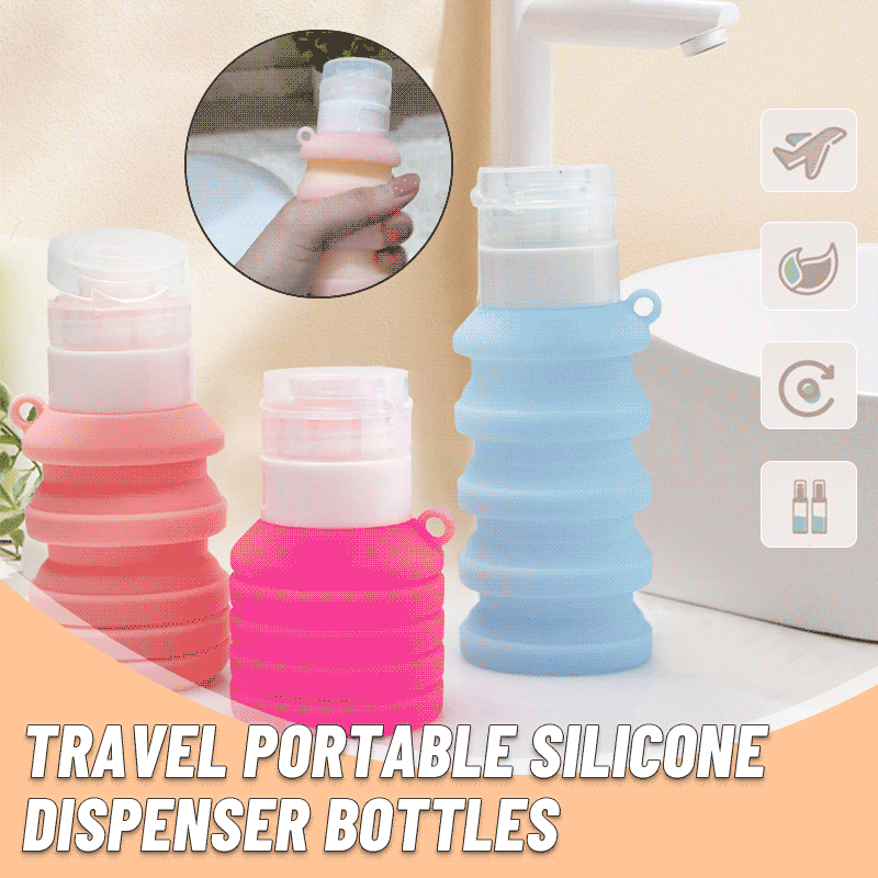Travel Portable Silicone Dispensing Bottle