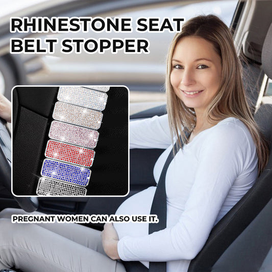 Rhinestone Seat Belt Stopper
