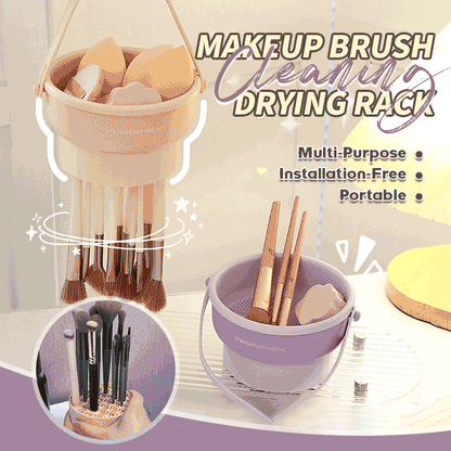 Makeup Brush Cleaning Drying Rack
